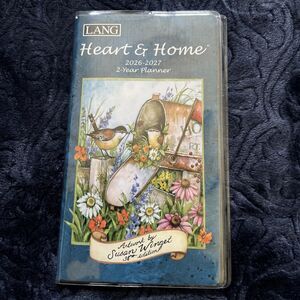 Lang Heart and Home 2 Year Pocket Planner, 6 1/2'' X 3 1/2'', Weekly 26-27